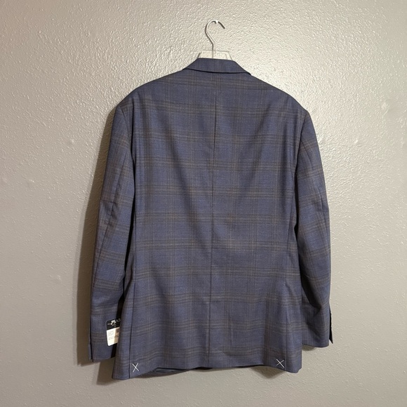 Jos. A. Bank NWT Traveler Jacket Plaid Sports Coat Size 44R - Picture 2 of 7